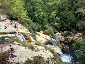 Waterfall in Navacelles