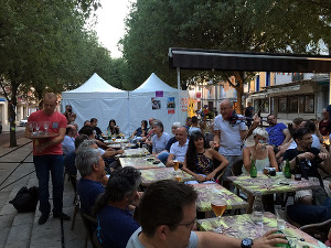 Party at the end of the Aikido Harmonie Stage